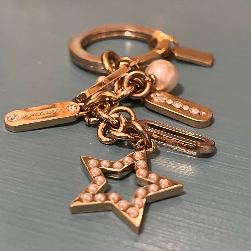 Coach Star Gold Bag Charm